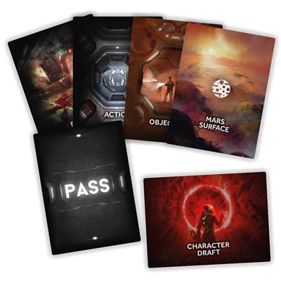 Nemesis Lockdown character cards and player boards