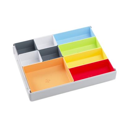 Gamegenic: Token Silo - White/Multicolored displaying organized token organization system