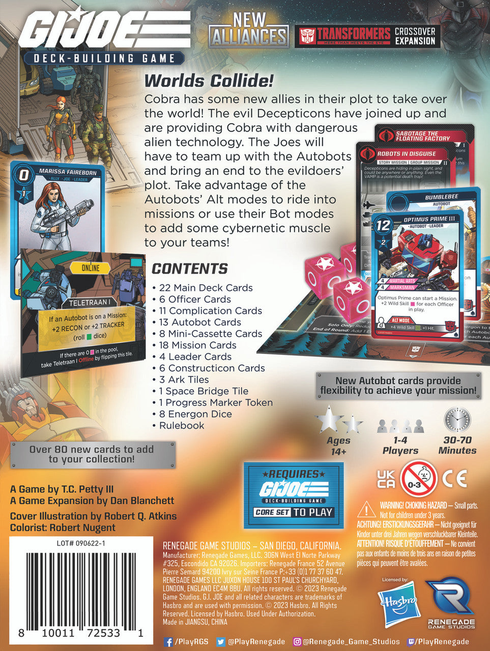 G.I. Joe Deckbuilding Game: New Alliances (Transformers Crossover)