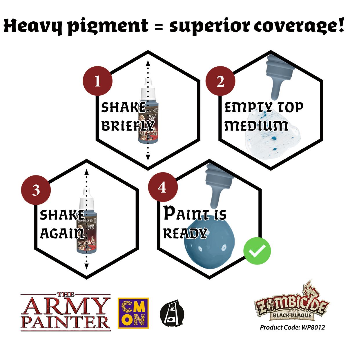 Warpaints: Zombicide Black Plague Paint Set