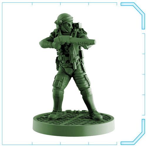Aliens Board Game marine miniature