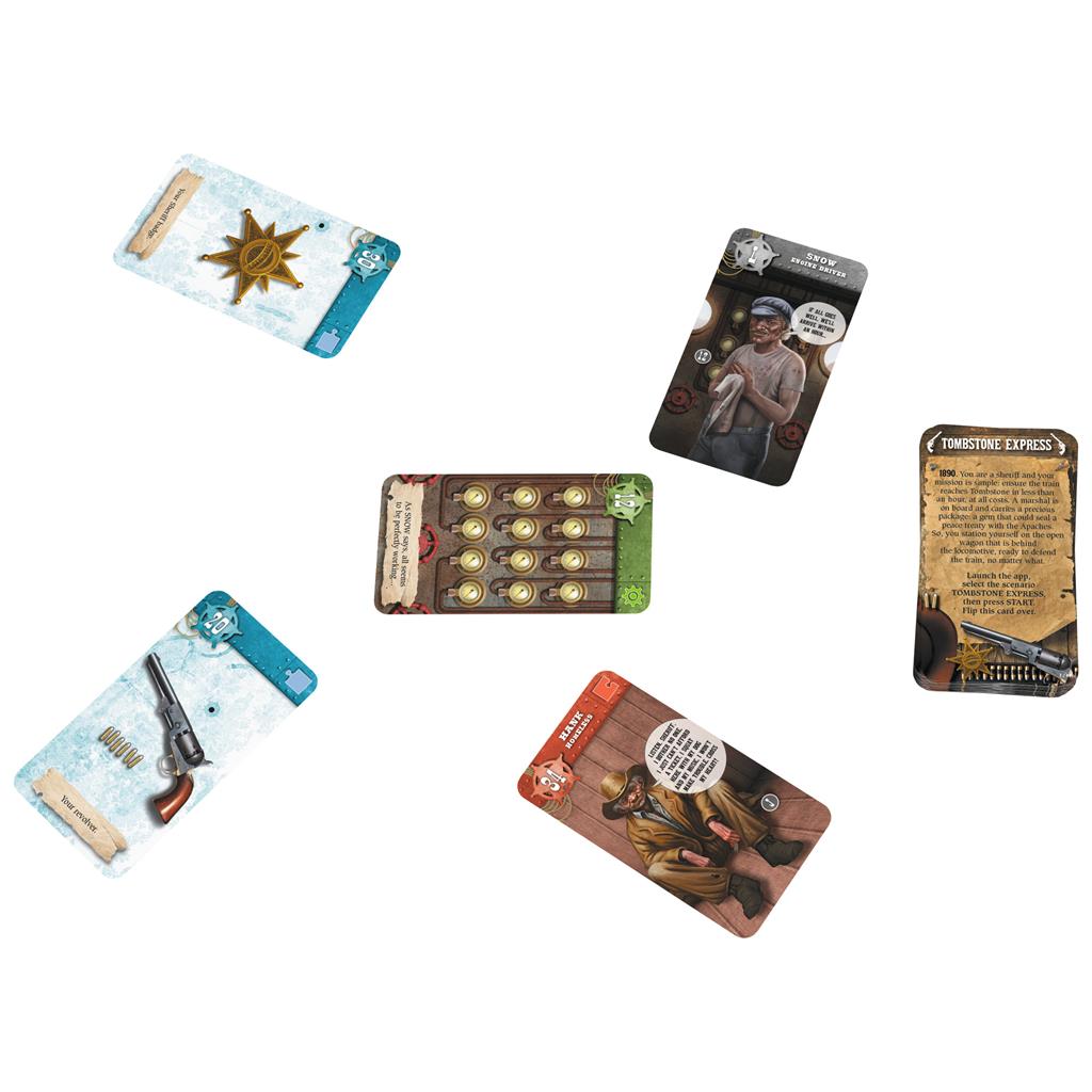 Unlock!: Secret Adventures board game cards and components