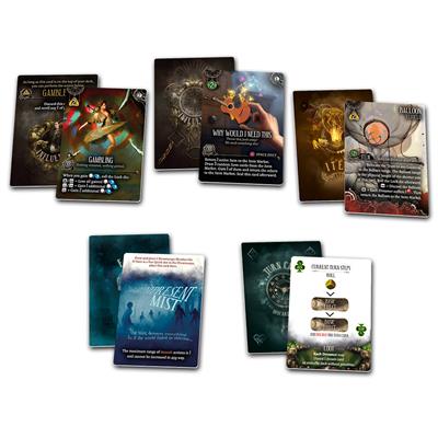 Etherfields dream exploration game board and cards