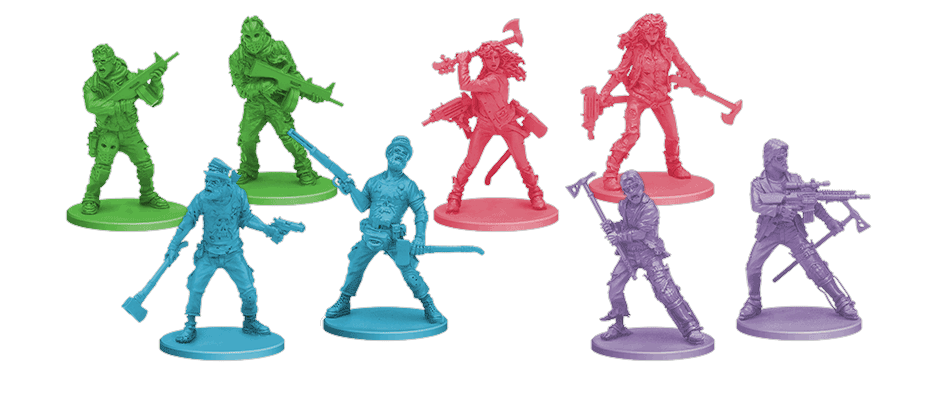 Zombicide: Angry Neighbors zombie miniatures