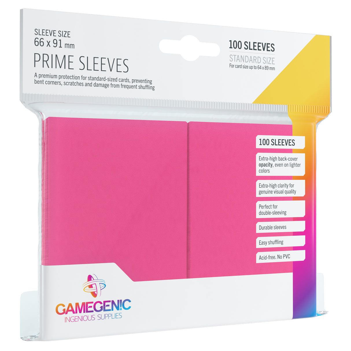 Gamegenic: Prime Sleeves Pink