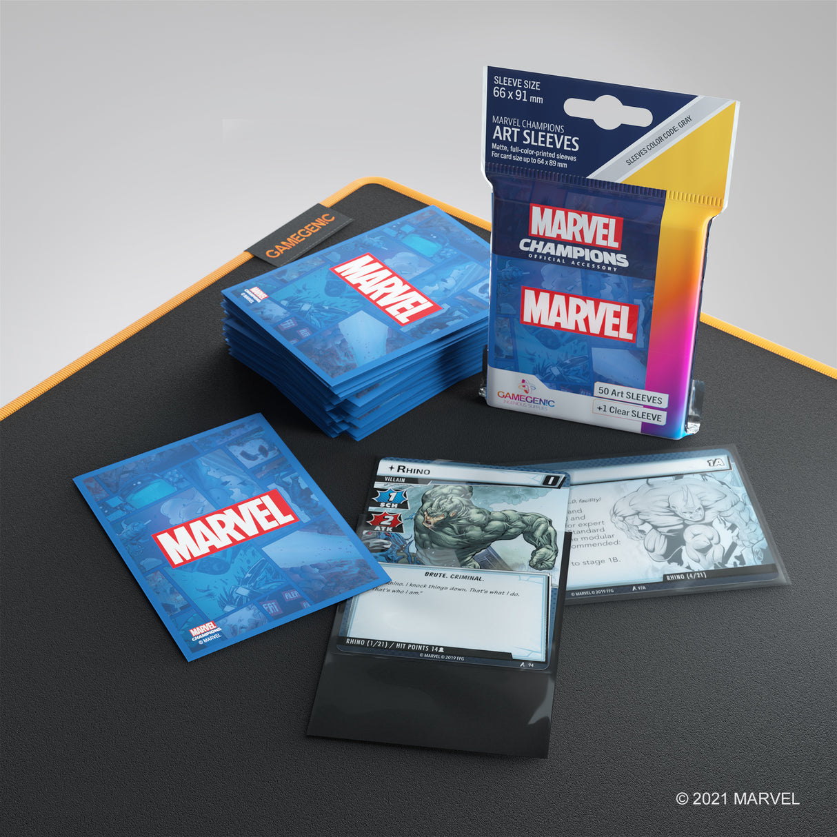 Marvel Champions Art Sleeves: Marvel Blue