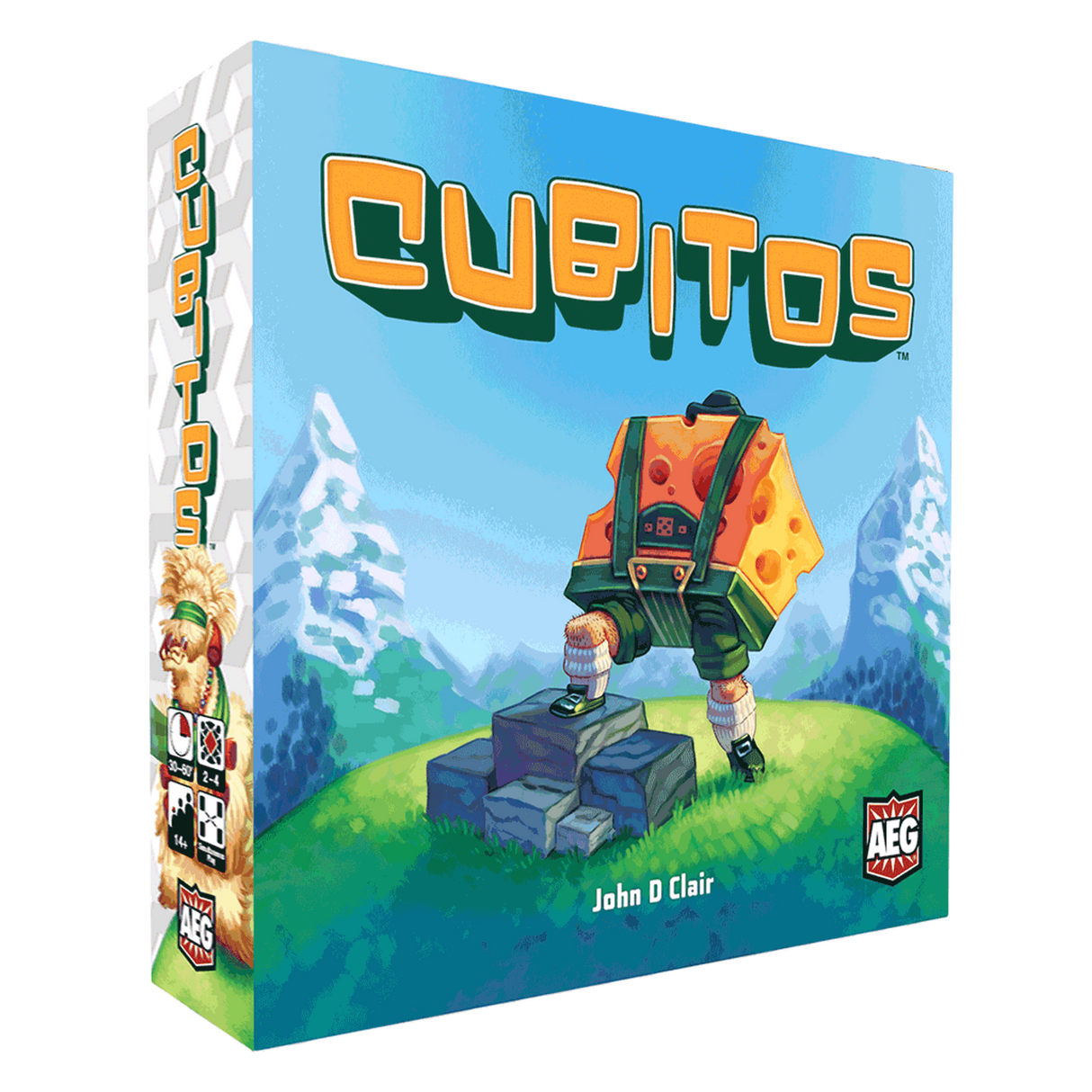 Cubitos complete game setup with all components