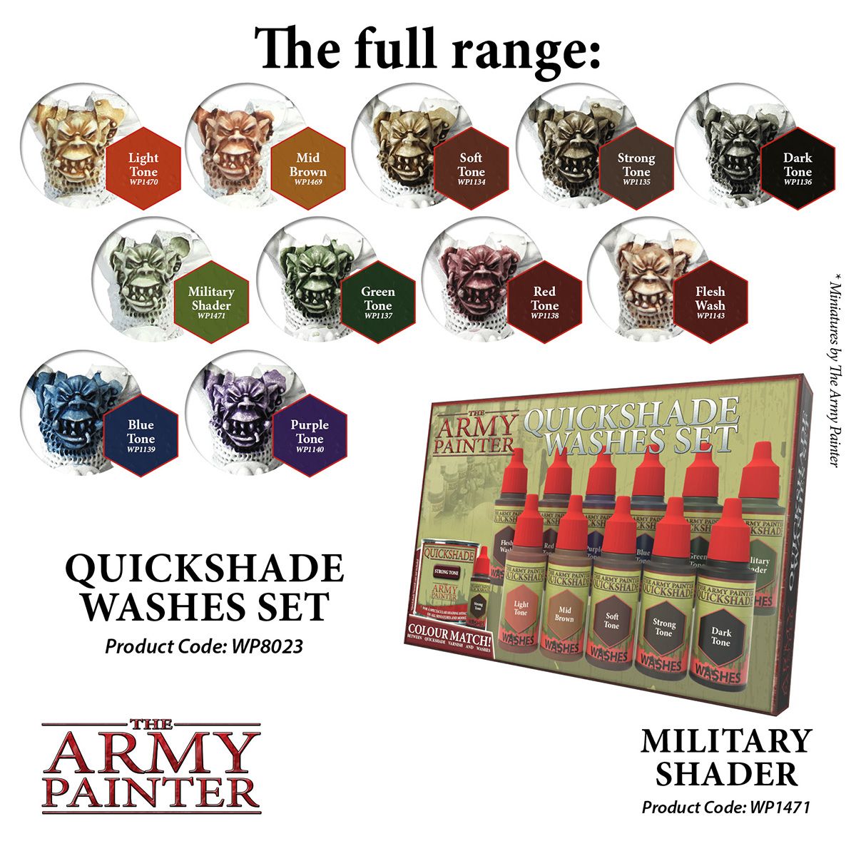 Warpaints Washes - Quickshade Military Shader