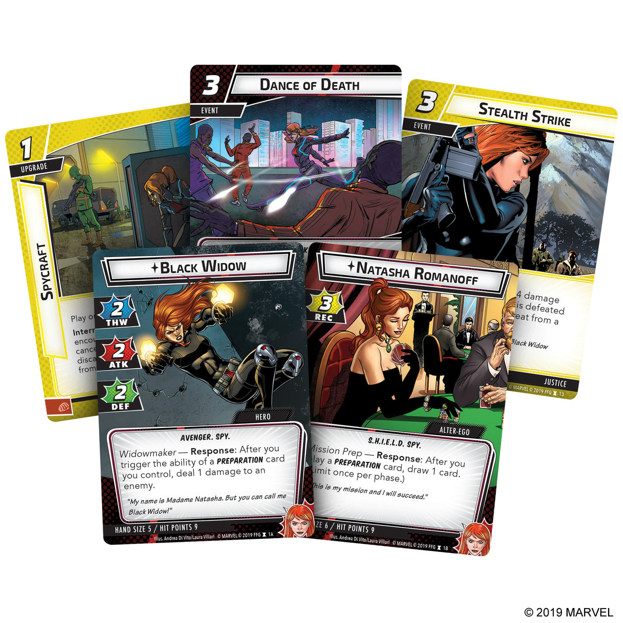 Marvel Champions: The Card Game- Black Widow Hero Pack