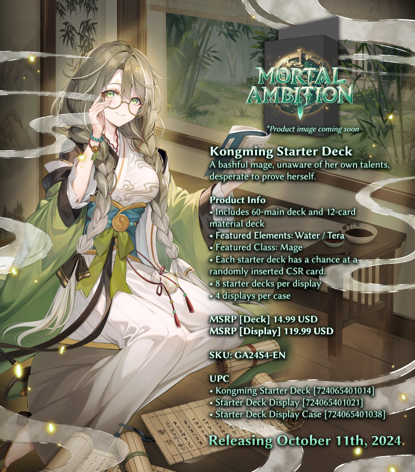 Grand Archive: Mortal Ambition Kongming Starter Deck