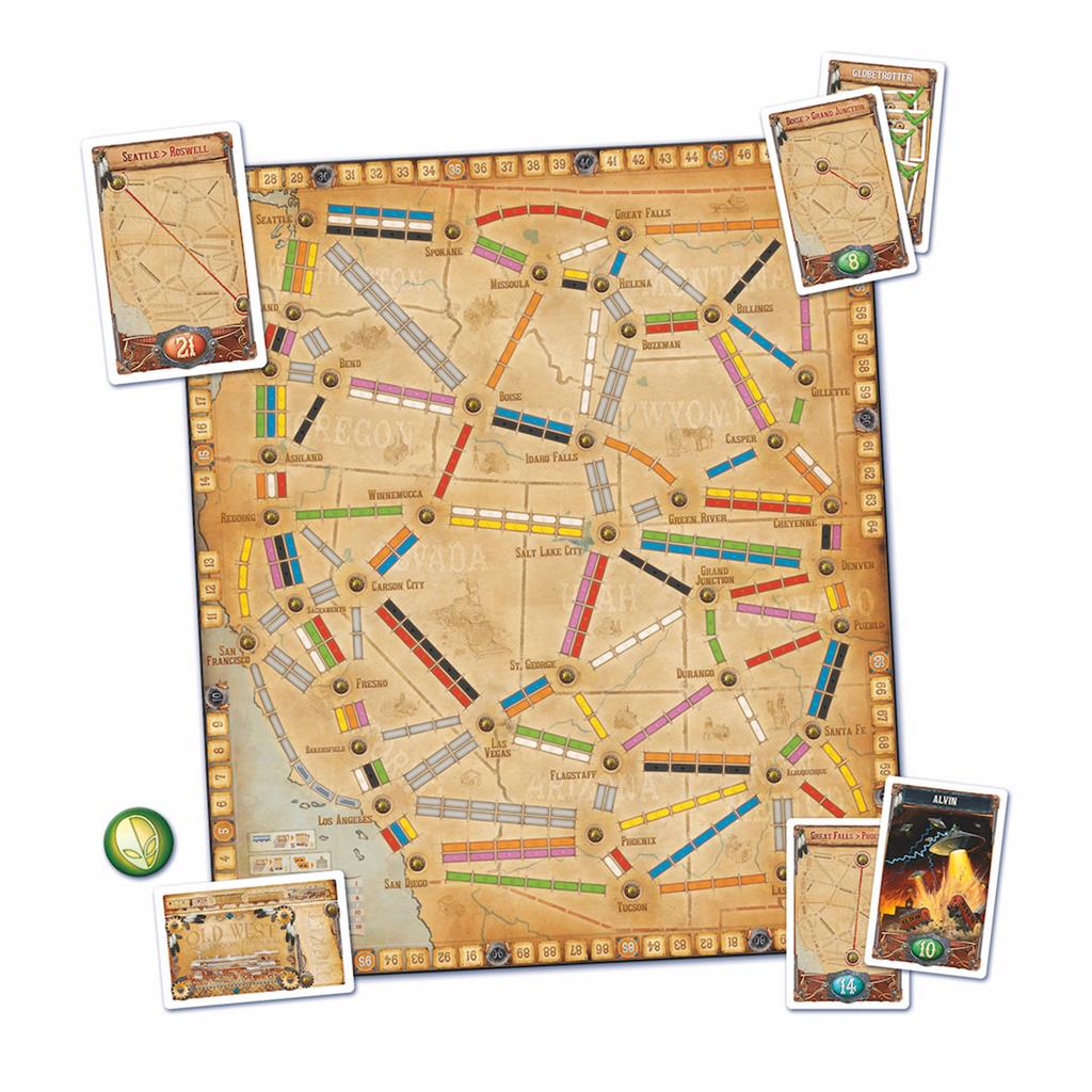 Ticket To Ride: France-Old West Map 6