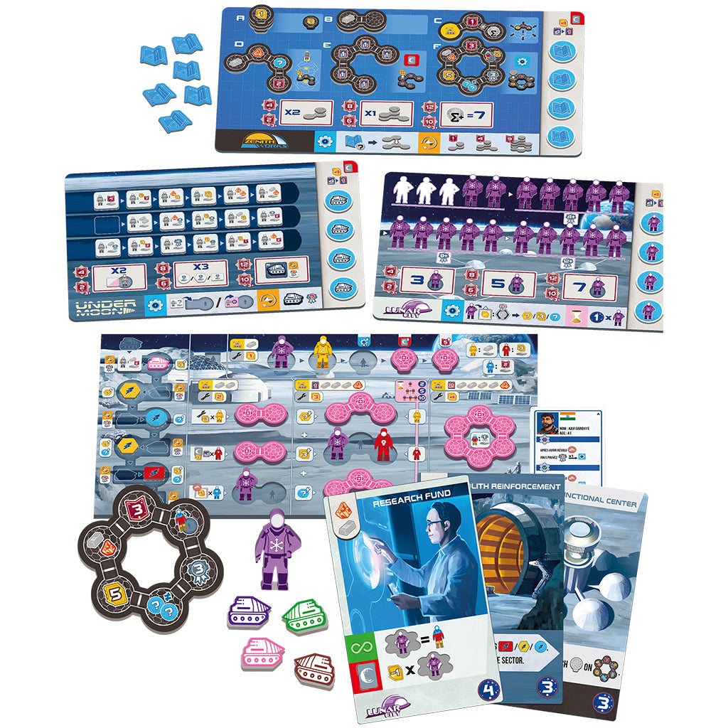 Shackleton Base expansion VP tokens and rule sheet components detail