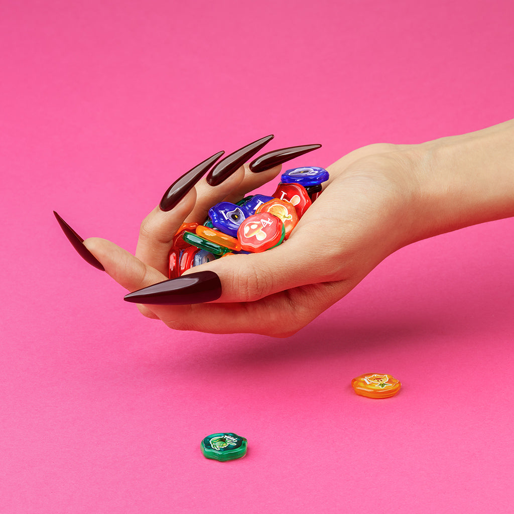 Quacks All-in Edition with ingredient tokens and cauldrons