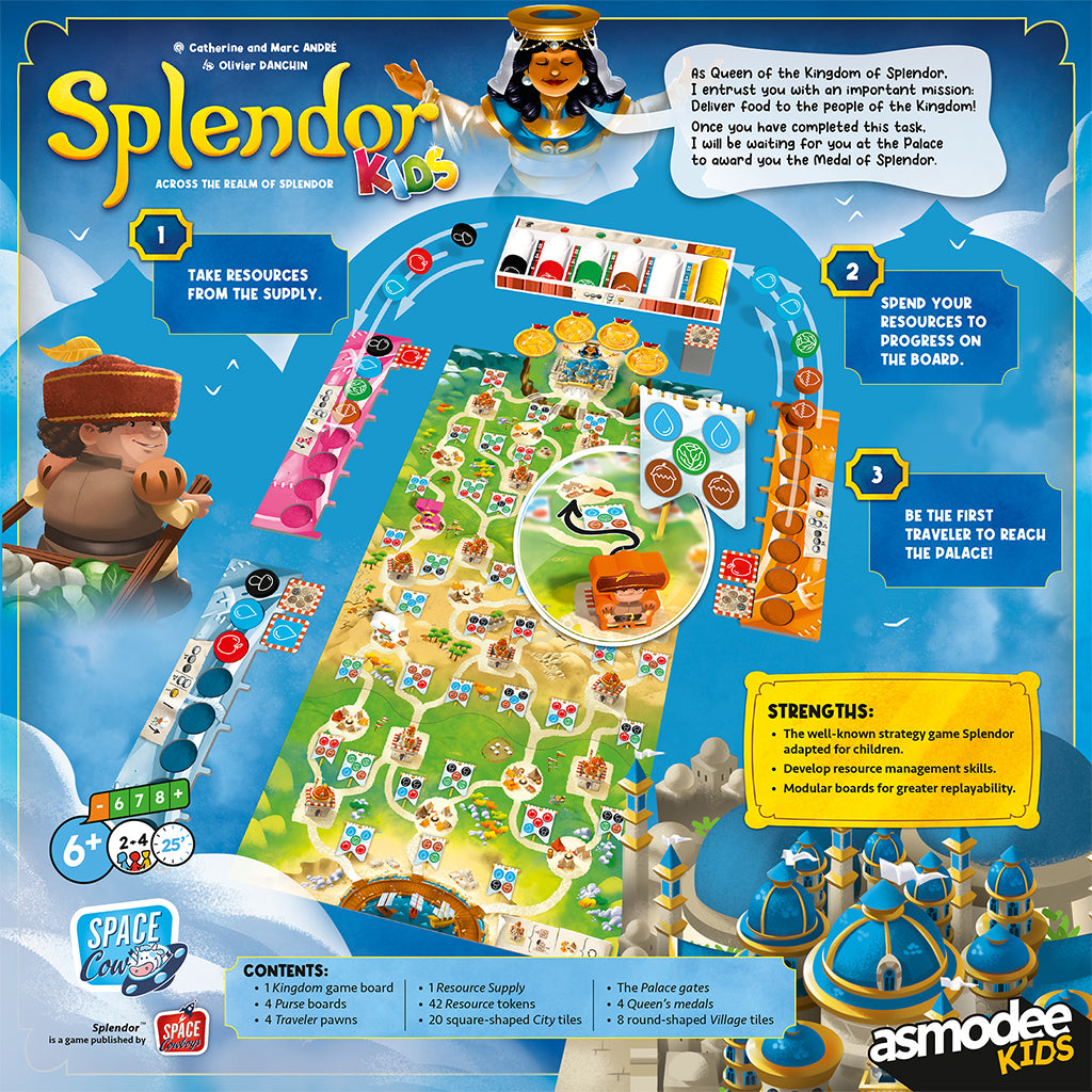 Splendor Kids board game cards and gameplay