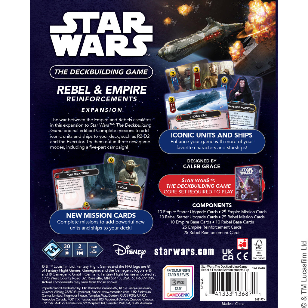 Star Wars: The Deckbuilding Game – Rebel & Empire Reinforcements Expansion