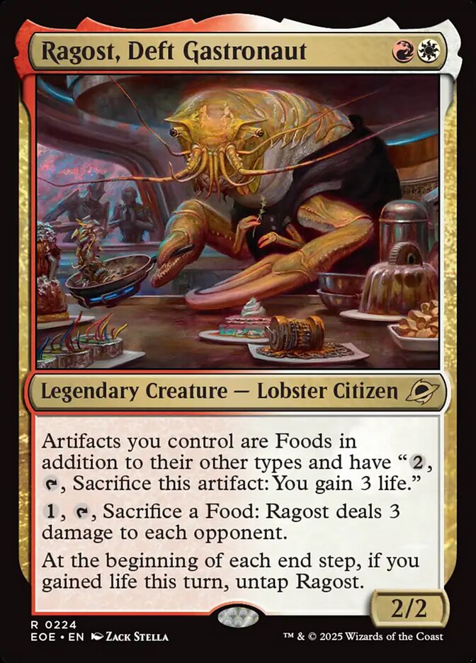Ragost, Deft Gastronaut - MTG Edge of Eternities 224 NM