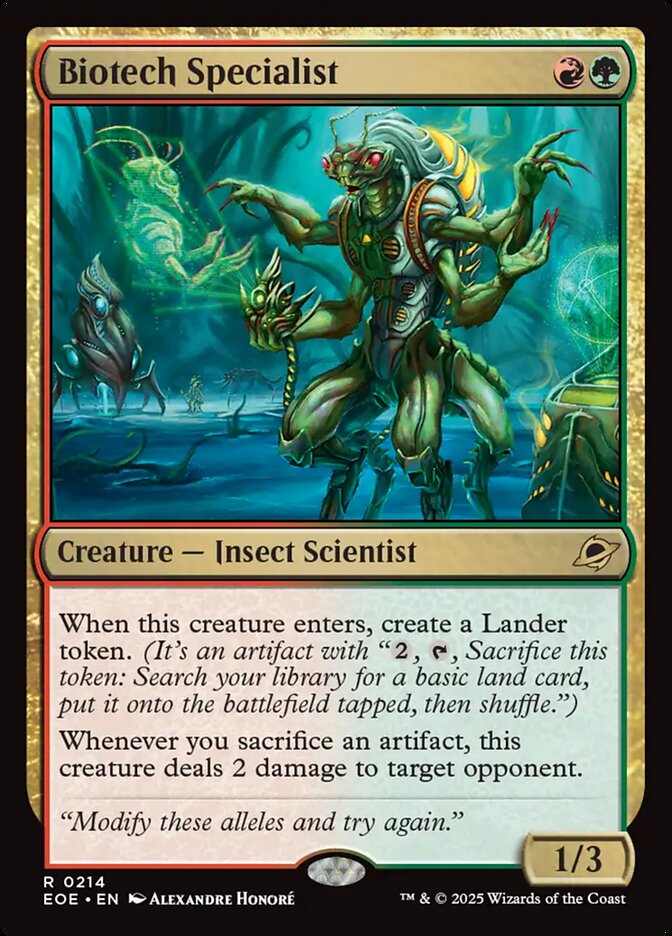 Biotech Specialist - MTG Edge of Eternities 214 NM