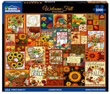 Welcome Fall - 1000 Piece Jigsaw Puzzle White Mountain