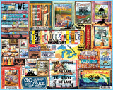 Lake Time - 1000 Piece Jigsaw Puzzle White Mountain