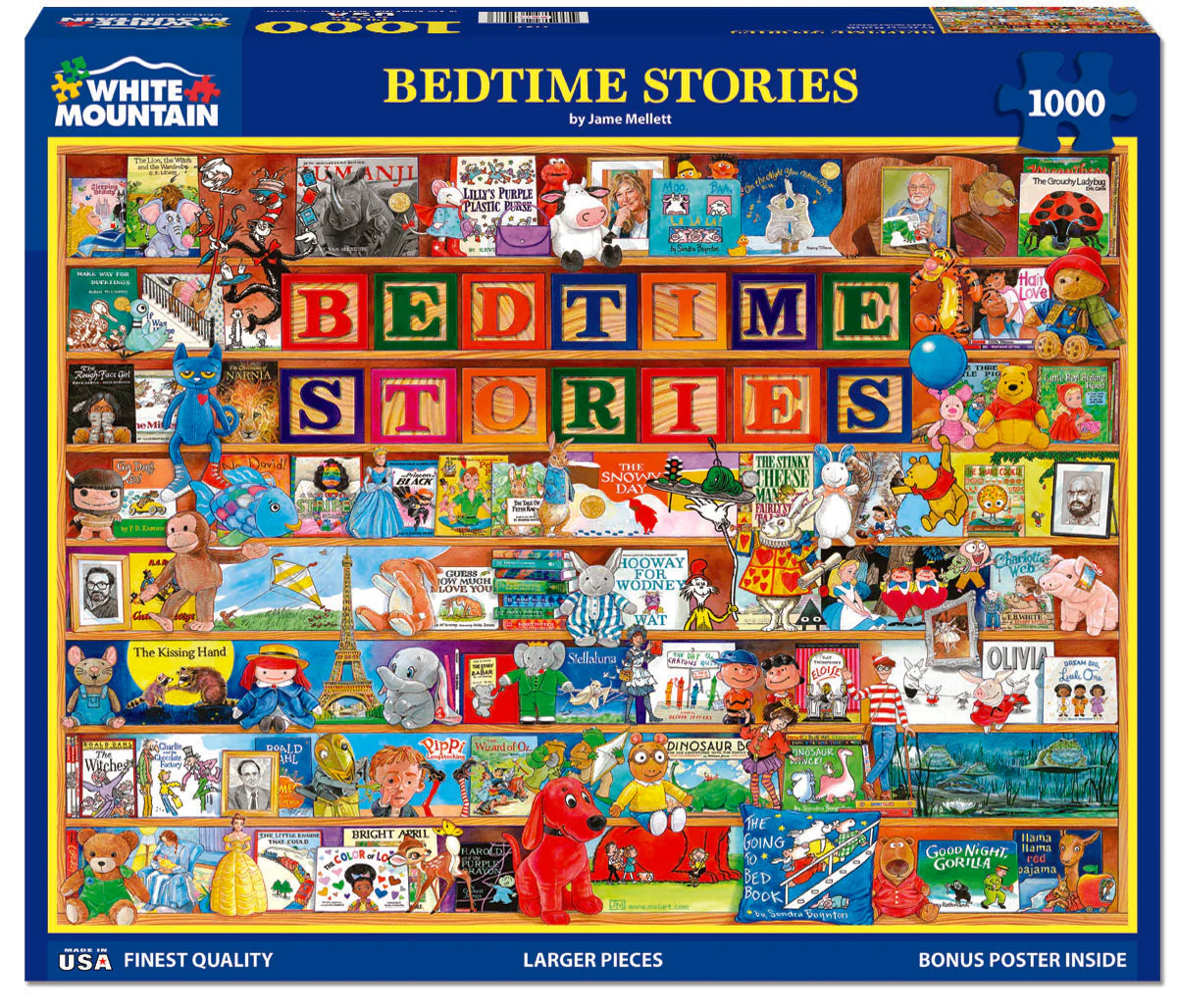 Bedtime Stories - 1000 Piece Jigsaw Puzzle White Mountain