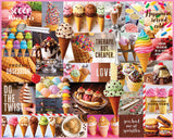 I Love Ice Cream - 1000 Piece Jigsaw Puzzle White Mountain