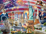Beautiful USA - 500 Piece Jigsaw Puzzle White Mountain