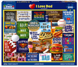 I Love Dad - 1000 Piece Jigsaw Puzzle White Mountain