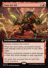 Pain for All Extended Art - MTG Edge of Eternities 337 NM