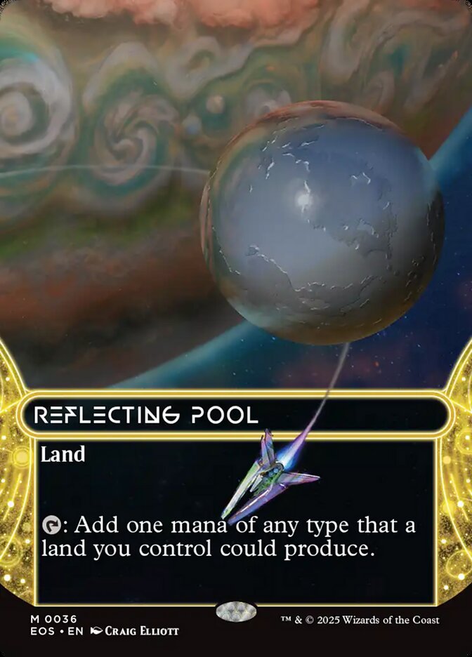 Reflecting Pool Borderless - MTG Edge of Eternities: Stellar Sights 36 NM