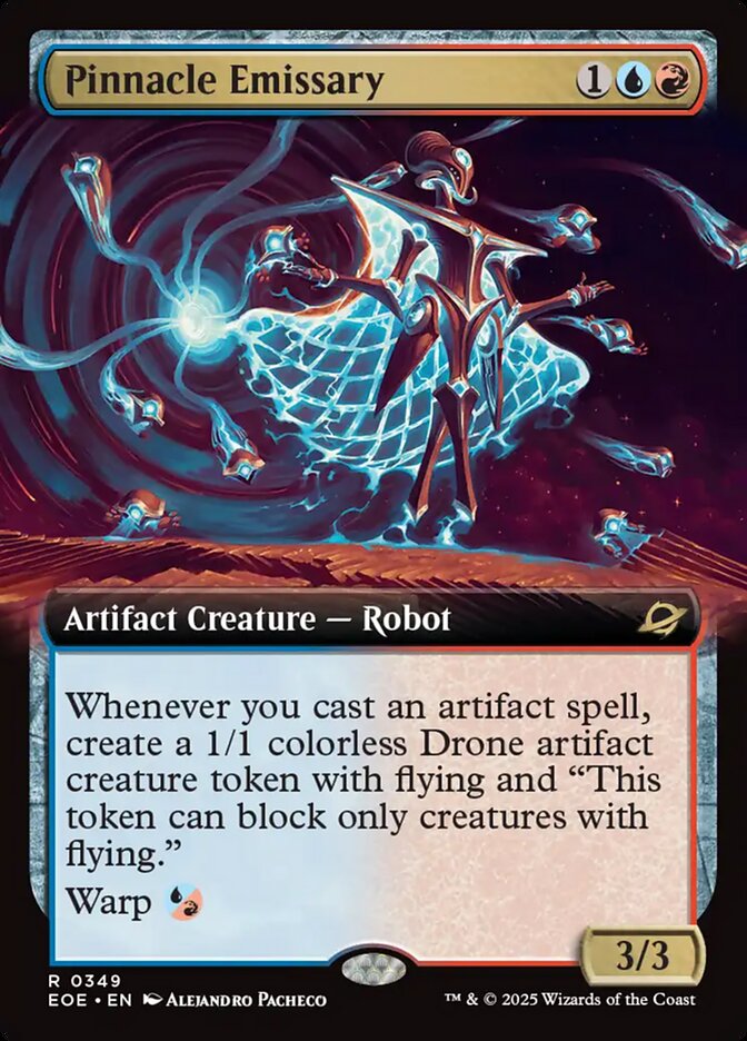 Pinnacle Emissary Extended Art - MTG Edge of Eternities 349 NM