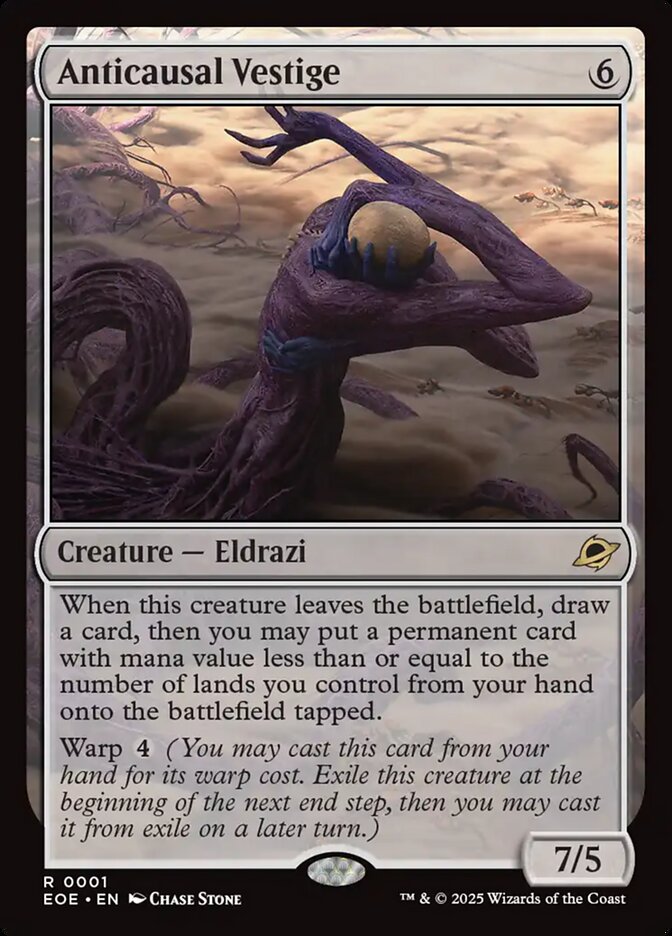 Anticausal Vestige - MTG Edge of Eternities 1 NM