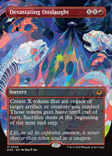 Devastating Onslaught Borderless - MTG Edge of Eternities 308 NM