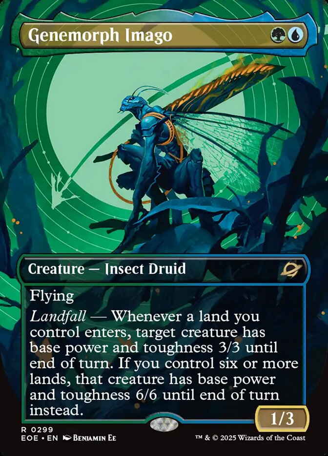 Genemorph Imago Borderless - MTG Edge of Eternities 299 NM
