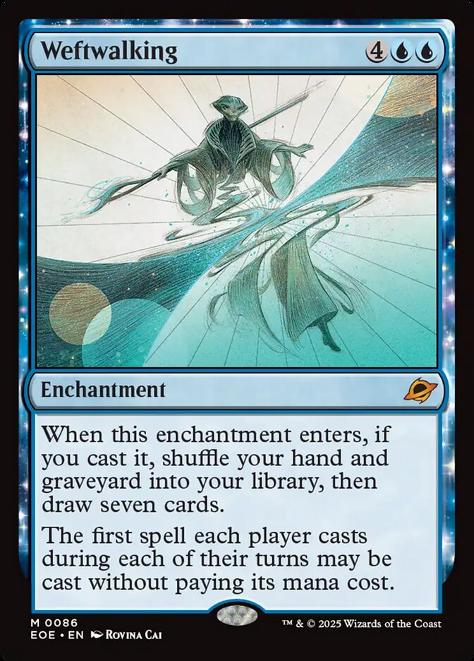 Weftwalking - MTG Edge of Eternities 86 NM