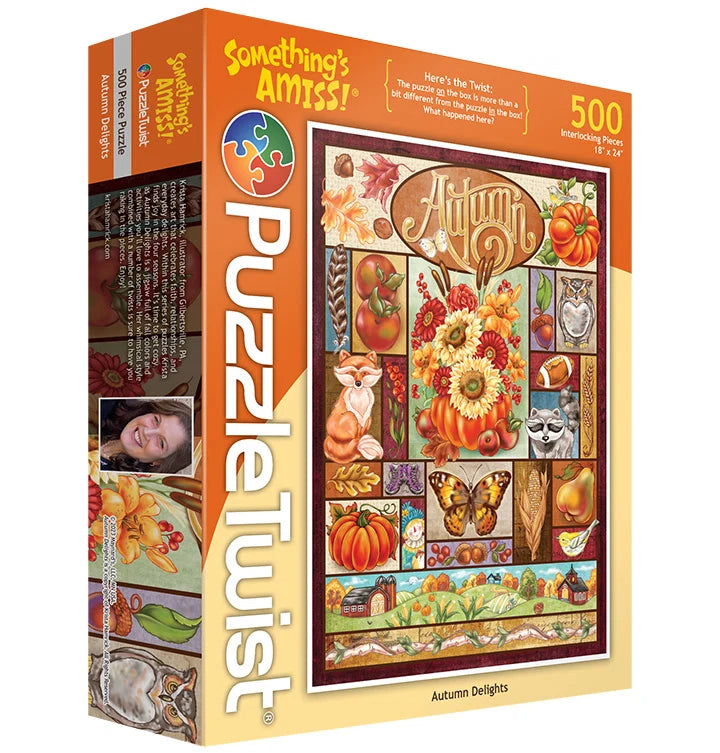 Autumn Delights - 500pc Puzzle Twist