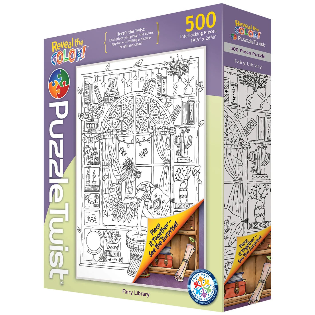 Fairy Library - 500pc Puzzle Twist