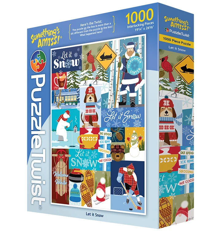 Let it Snow - 1000pc Puzzle Twist