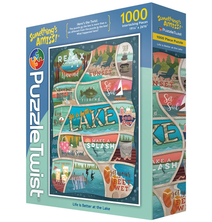 Life is Better at the Lake - 1000pc Puzzle Twist