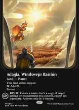 Adagia, Windswept Bastion Borderless - MTG Edge of Eternities 277 NM