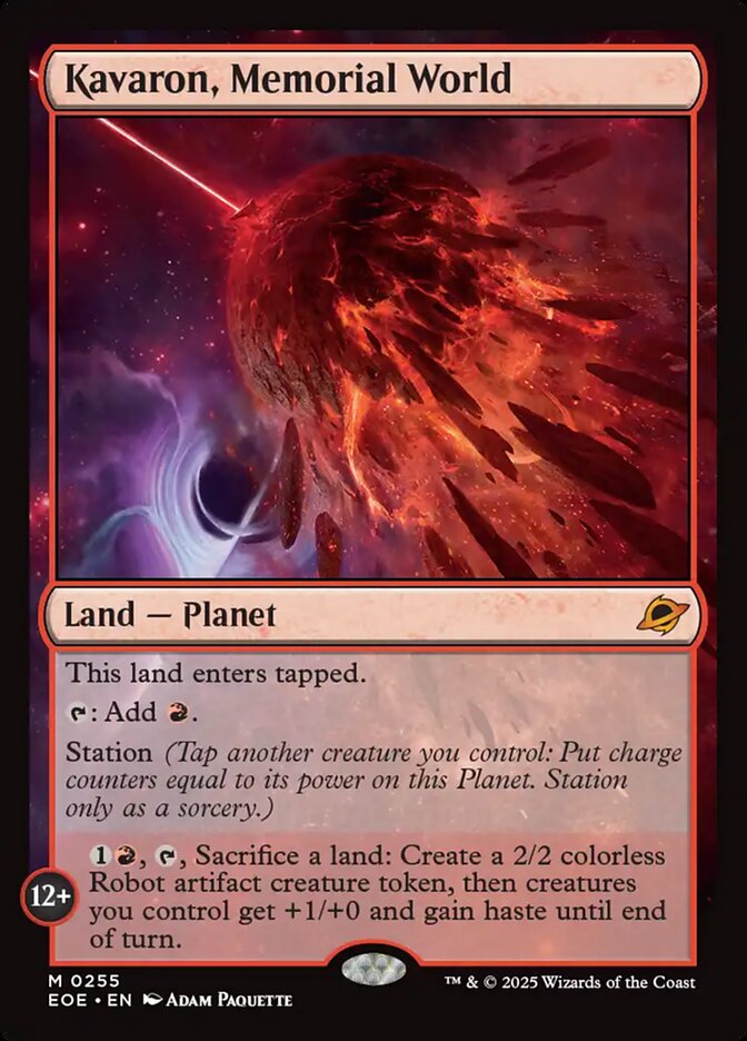 Kavaron, Memorial World - MTG Edge of Eternities 255 NM