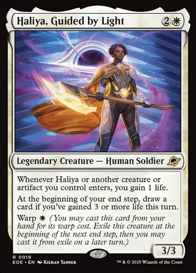 Haliya, Guided by Light - MTG Edge of Eternities 19 NM