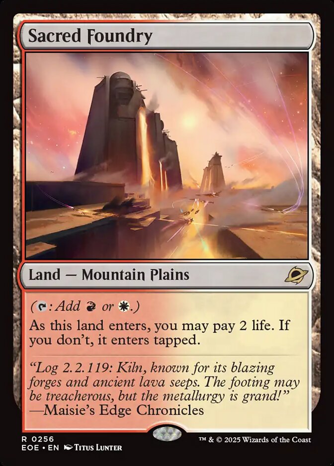 Sacred Foundry - MTG Edge of Eternities 256 NM