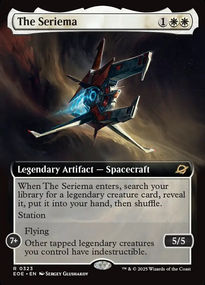The Seriema Extended Art - MTG Edge of Eternities 323 NM