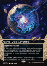 Gemstone Caverns Borderless Galaxy Foil - MTG Edge of Eternities: Stellar Sights 106 NM