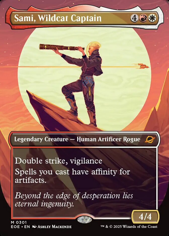 Sami, Wildcat Captain Borderless - MTG Edge of Eternities 301 NM
