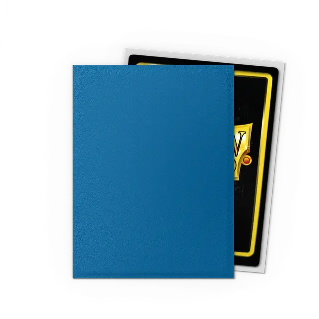 Dragon Shield Cobalt and Silver - Dual Matte Sleeves - Standard Size