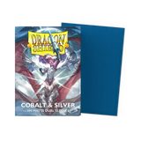 Dragon Shield Cobalt and Silver - Dual Matte Sleeves - Standard Size