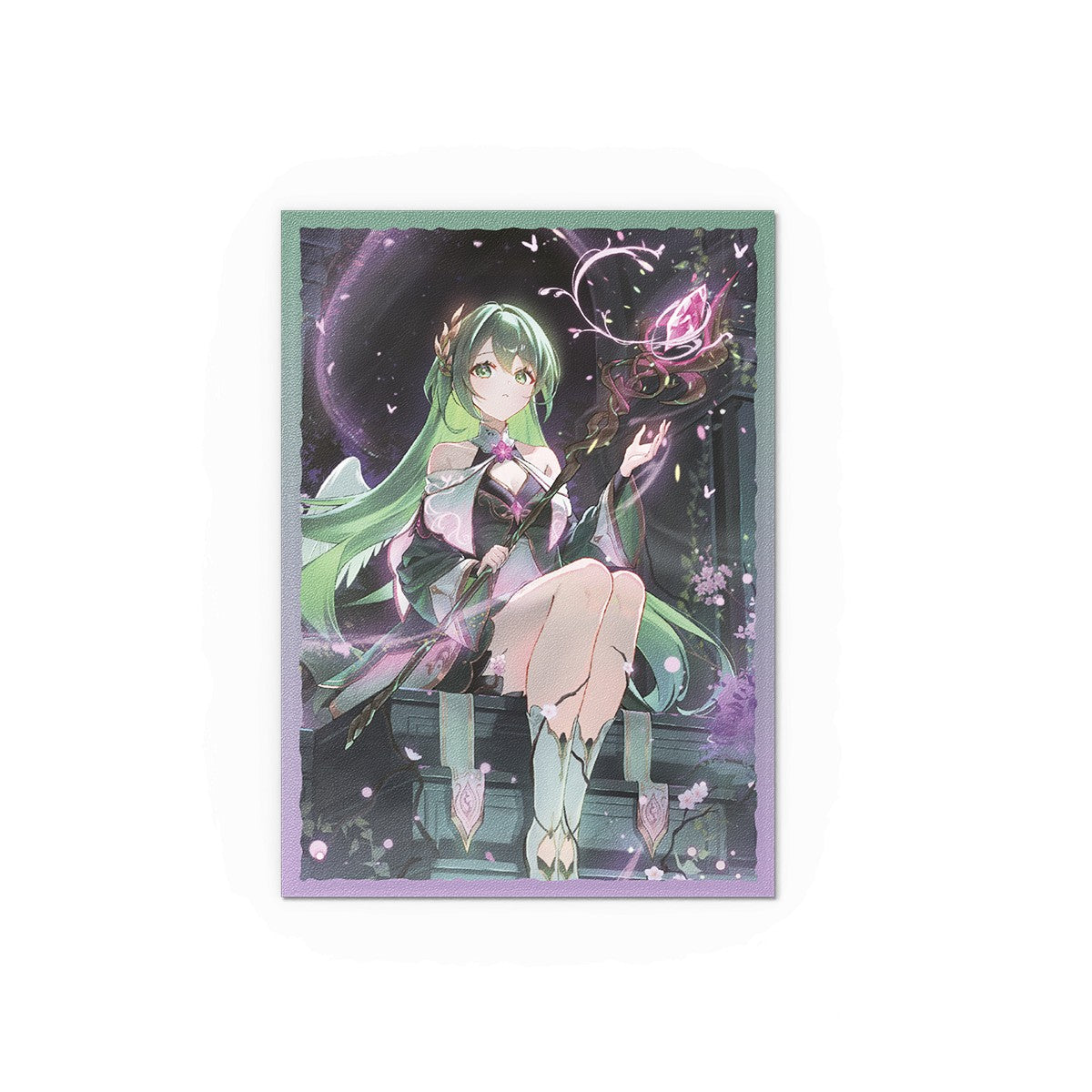 Dragon Shield Grand Archive - Ariel Archangel of Natura Sleeves card sleeve close-up