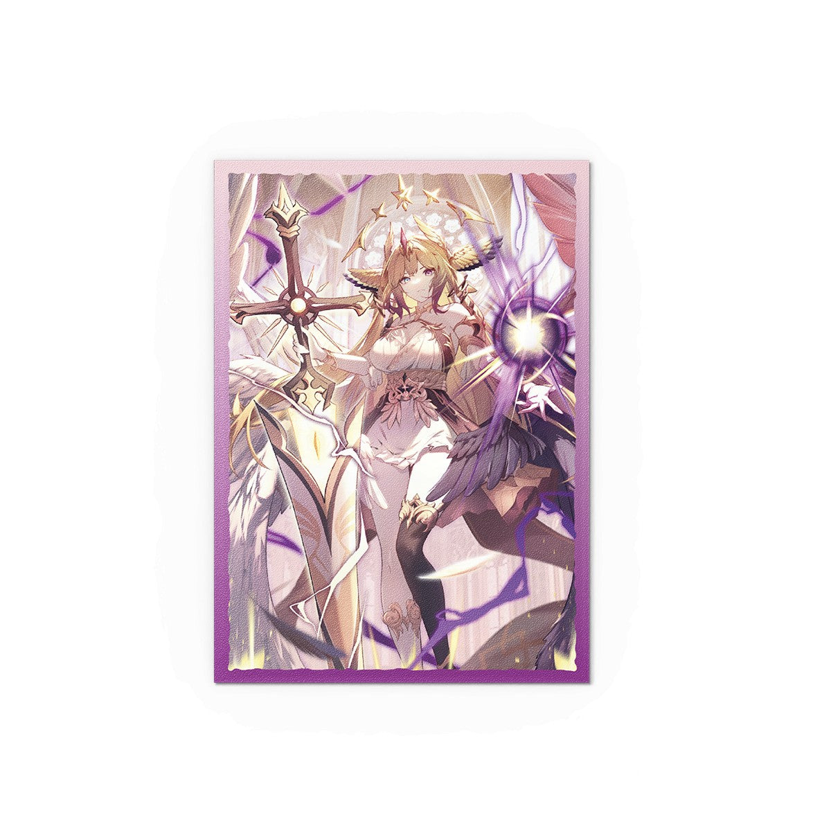 Dragon Shield Grand Archive - Haniel Archangel of Spectra Sleeves card sleeve close-up