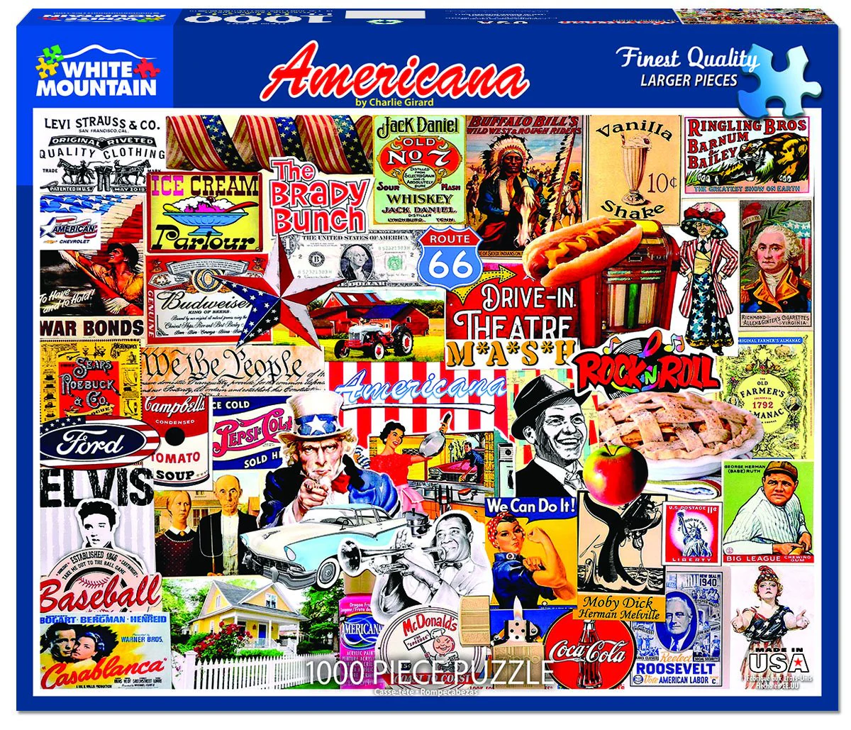 Americana - 1000 Piece Jigsaw Puzzle White Mountain